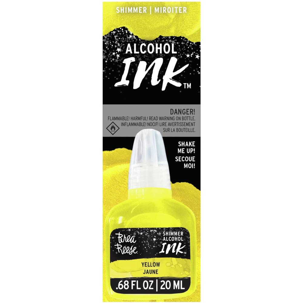 Tintas de Alcohol Shimmer Perlada Brea Yellow