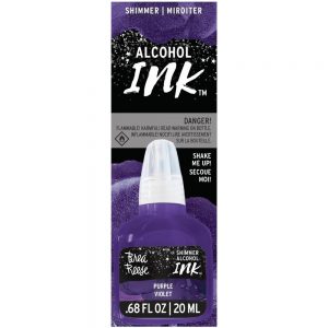 Tintas de Alcohol Shimmer Perlada Brea Purple