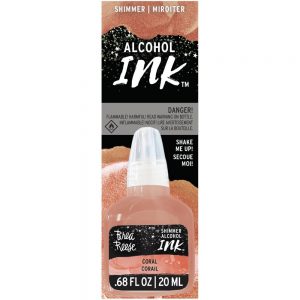 Tintas de Alcohol Shimmer Perlada Brea Coral