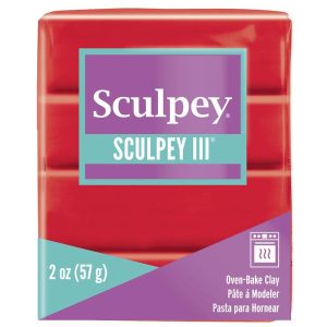 Arcilla Polimérica SCULPEY Rojo Fuerte