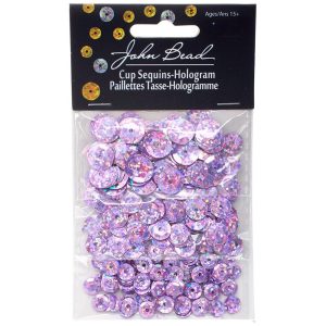 Set de Lentejuelas Holográficas Tres Tamaños Rosado