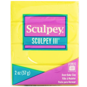 Arcilla Polimérica SCULPEY III Amarillo Intenso