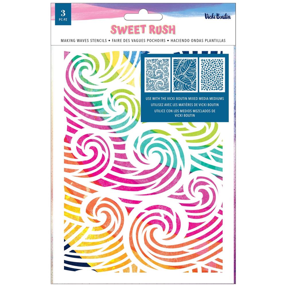Stencil Vicki Boutin Sweet Rush
