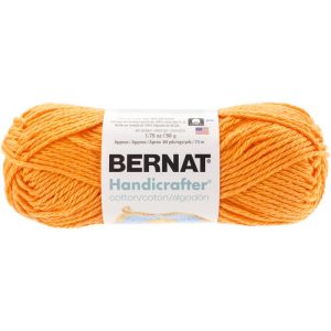 Lana Bernat de algodón - Hot Orange 50gr