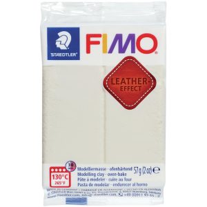 Arcilla Polimérica FIMO Leather Effect - Ivory