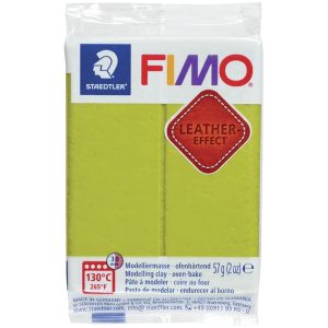 Arcilla Polimérica FIMO Leather Effect - Olive
