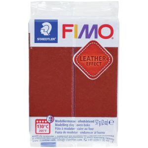 Arcilla Polimérica FIMO Leather Effect - Nut