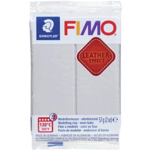 Arcilla Polimérica FIMO Leather Effect - Dove Grey