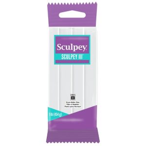 Arcilla Polimérica SCULPEY III Blanco 227gr