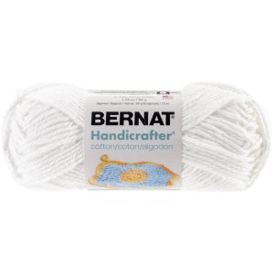 Lana Bernat de algodón - White 50gr