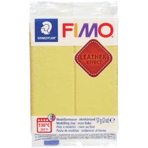 Arcilla Polimérica FIMO Leather Effect - Saffron Yellow