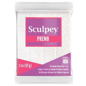 Arcilla Polimérica SCULPEY Premo - Frost White Glitter
