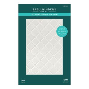 Spellbinders Embossing Folder 3D - Tufted