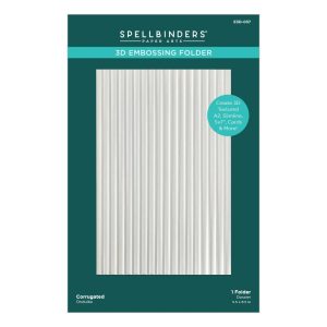 Spellbinders Embossing Folder 3D - Corrugated