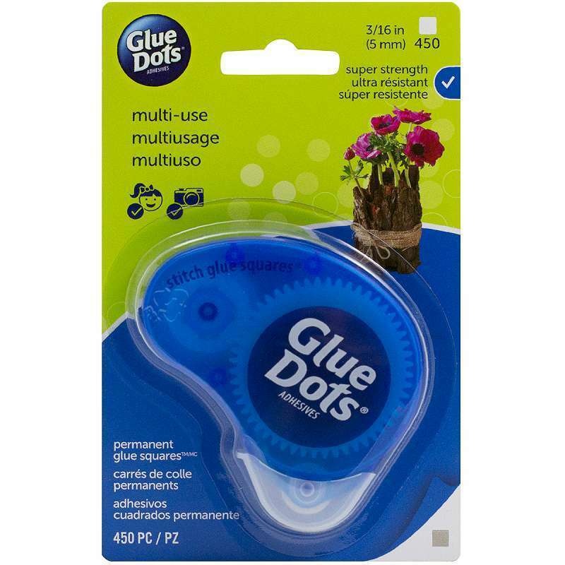 Glue Dot Permanent Square Dots