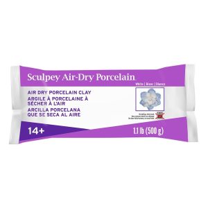 Sculpey - Arcilla porcelana de secado al aire 500mg