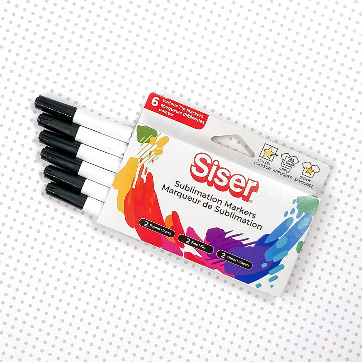Marcadores de Sublimación Siser - Colores Negro