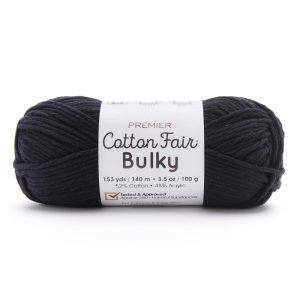 Lana Premier Cotton Fair Bulky - Black