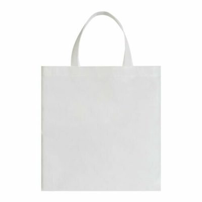 BOLSA RECICLADA DE POLIPROPILENO BLANCO, PARA SUBLIMAR 14X 16