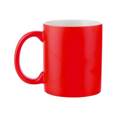 Taza roja mate 11oz