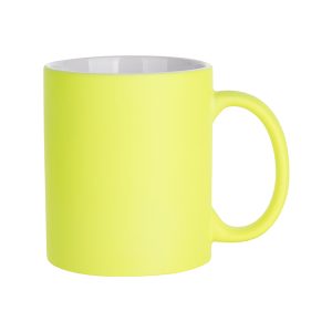 Taza amarilla neón mate 11oz