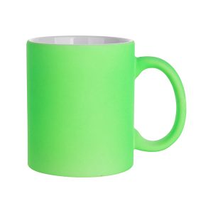 Taza verde neón mate 11oz