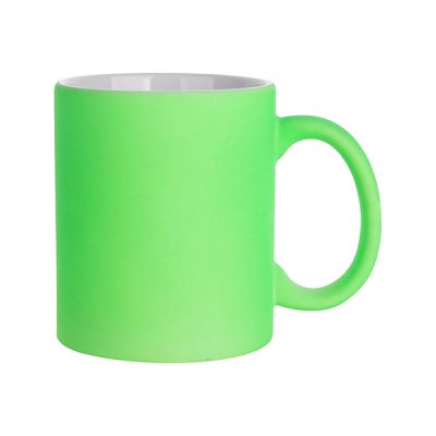 Taza verde neón mate 11oz