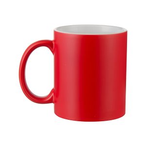 Taza magica de 11 Oz roja semi pulida