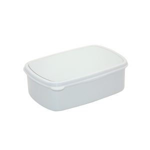 Lonchera plástica para sublimar blanca