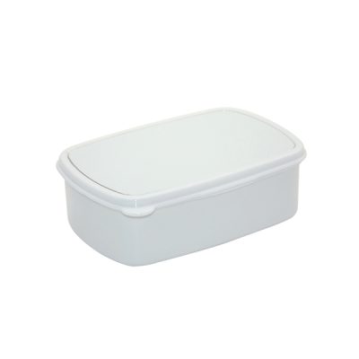 Lonchera plástica para sublimar blanca