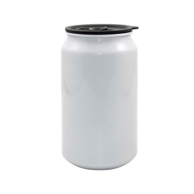Lata de aluminio de 14 Oz blanca