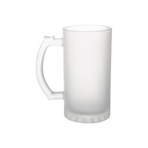 Taza Cervecera de vidrio Frosted de 16 Oz transparente Esmerilado