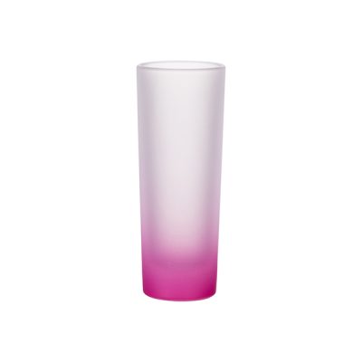3oz Shot Glass(Gradient Color Rose Red)