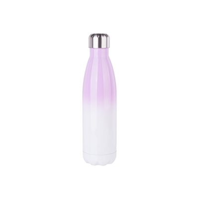 Botella Cola de acero inoxidable de 17 oz degrade morado