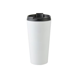 Vaso de acero inoxidable de 16 Oz blanco