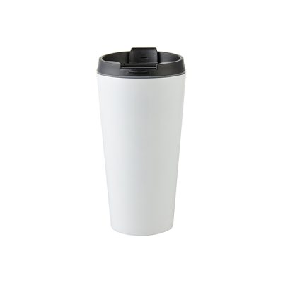 Vaso de acero inoxidable de 16 Oz blanco