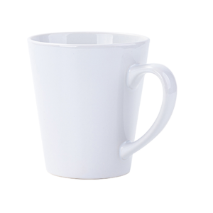 Taza conica de ceramica de 12 Oz