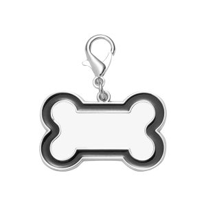 Dog Tag para sublimación Negro