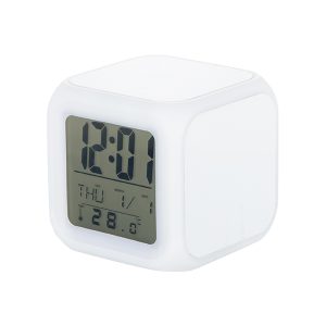 Glowing Led 7 Color Change Digital Alarm Clock