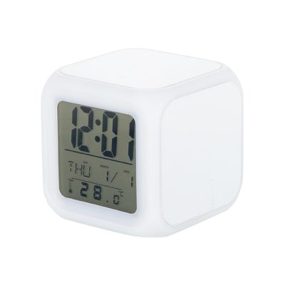 Glowing Led 7 Color Change Digital Alarm Clock