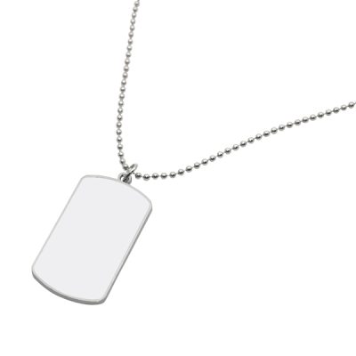 Collar con digen  con forma cuadrado sublimable 