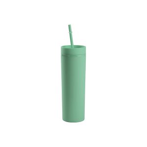 Vaso plástico skinny verde claro