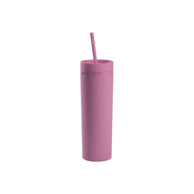 Vaso plástico skinny morado claro