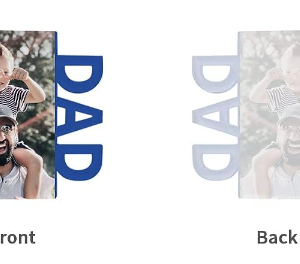 Llaveros acrilicos sublimable para Papá - DAD