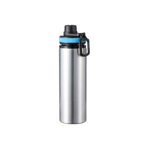 Botella deportiva de aluminio sublimable con aros de colores, 28oz