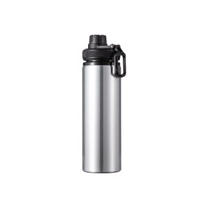 Botella deportiva de aluminio sublimable con aros de colores, 28oz