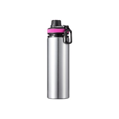 Botella deportiva de aluminio sublimable con aros de colores, 28oz