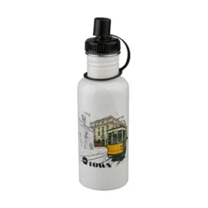Botella deportiva de acero inoxidable sublimable, 600ml