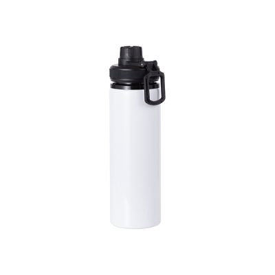 Botella deportiva de aluminio sublimable con aros de colores, 28oz