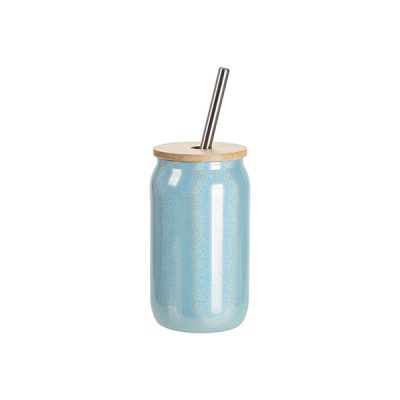 Vaso de vidrio tornasol sublimable, 13oz